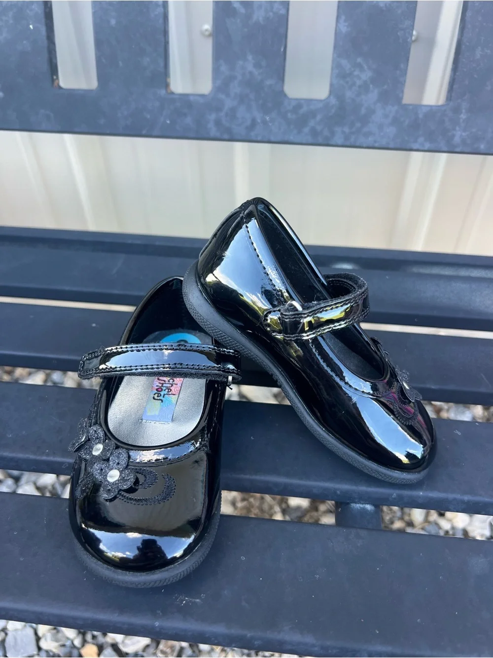 Rachel Shoes Toddler Black Dress Shoes Size 6
